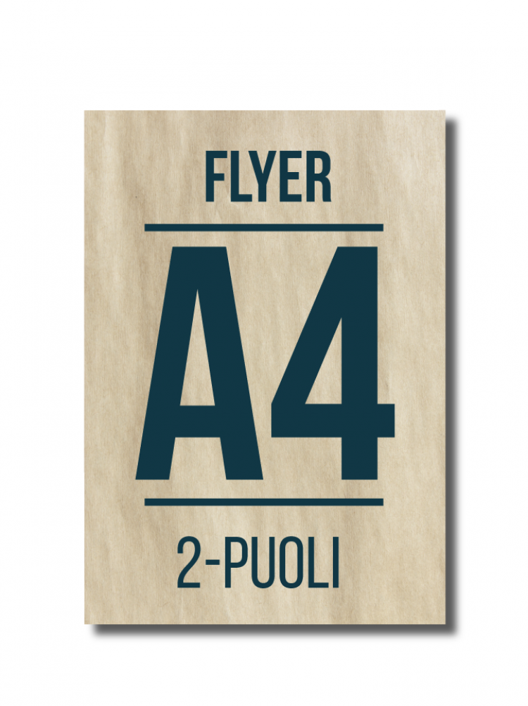 A4-244 Flyer A4 2-puoli, min. 100 kpl